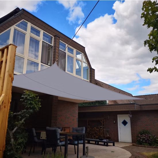 Voile d'ombrage imperméable pour installation extérieure de patio de jardin, auvents